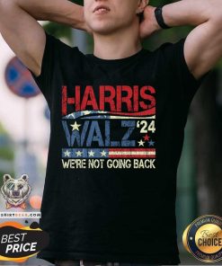 Awesome Harris Walz 2024 Kamala Harris Tim Walz 2024 USA Flag T-Shirt
