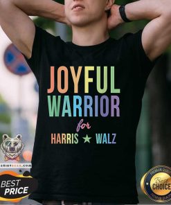 Awesome Joyful Warrior For Kamala Harris Tim Walz 2024 T-Shirt
