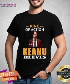 Awesome King Of Action Keanu Reeves Signature T-Shirt