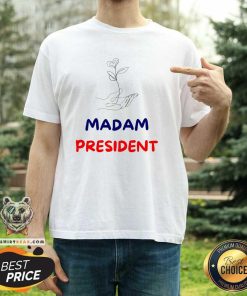 Awesome Madam President Kalama Harris Flower T-Shirt