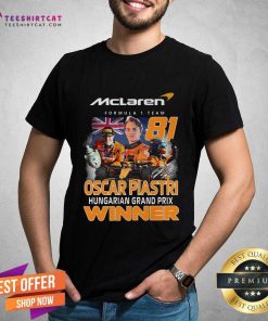 Awesome Mclaren Oscar Piastri Hungarian Grand Prix Winner T-Shirt