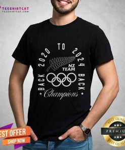 Awesome New Zealand Women’s Rugby Back 2020 To 2024 Back Champions T-Shirt