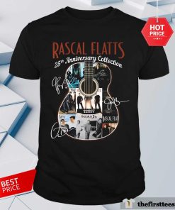 Awesome Rascal Flatts 25th Anniversary Collection Signature T-Shirt