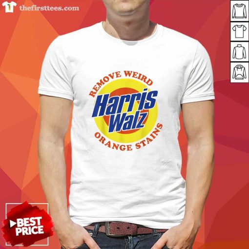 Awesome Retro Harris Walz Remove Weird Orange Stains T-Shirt
