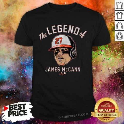 Awesome The Legend Of James McCann T-Shirt