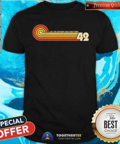 Awesome Vintage Answer Life The Universe And Everything 42 T-Shirt