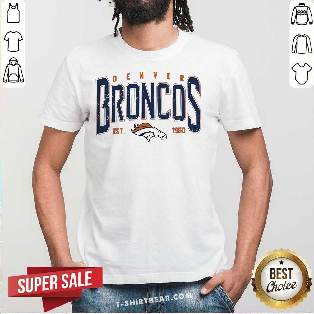 Shirt Awesome Vintage Retro Denver Bronos Football T-Shirt