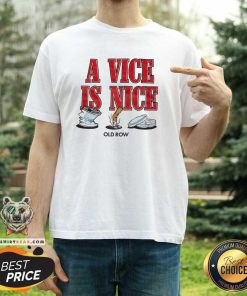 Funny A Vice Is Nice Pocket T-Shirt