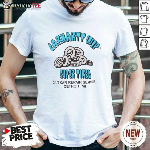 Funny Carhartt WIP Super Tired T-Shirt