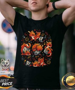 Funny Cute Tiny Dragon Dice T-Shirt