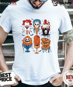 Funny Design Horror Halloween Summer Popsicle 2024 T-Shirt