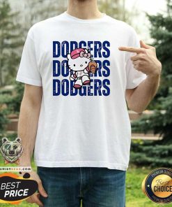 Funny Hello Kitty Los Angeles Dodgers T-Shirt
