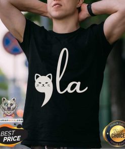 Funny Kamala Harris Comma La Cat Ladies For Harris T-Shirt