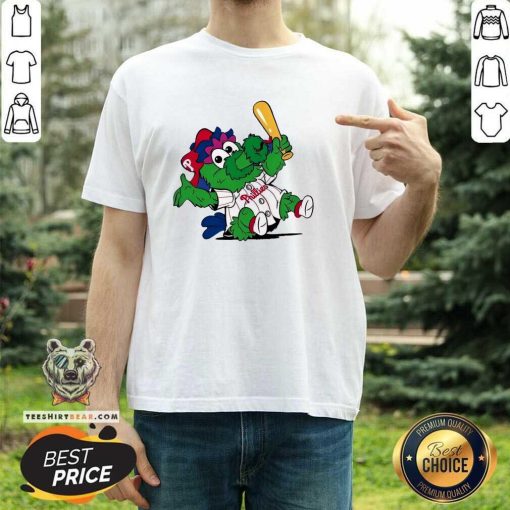 Funny Philadelphia Phillies Phillie Phanatic Mascot T-Shirt