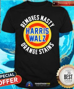 Funny Removes Nasty Harris Walz Orange Stains 2024 T-Shirt