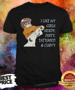 Funny Scooby Doo Velma Dinkley Nerd Dirty And Curvy Tattoo T-Shirt