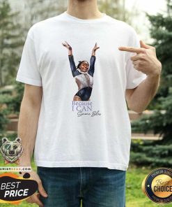 Funny Simone Biles Because I Can 2024 Olympics Gymnastics T-Shirt