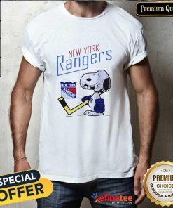 Funny Snoopy New York Rangers T-Shirt
