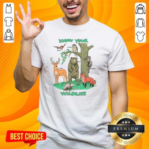 Good Cute Know Your Wildlife T-Shirt
