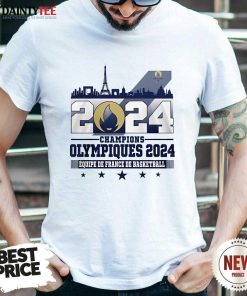 Good Equipe De France Of Basketball Champions Olympiques 2024 T-Shirt