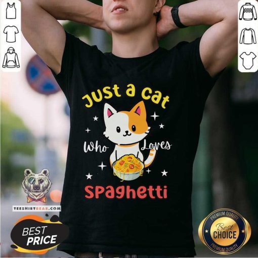 Good Just A Cat Loves Spaghetti T-Shirt