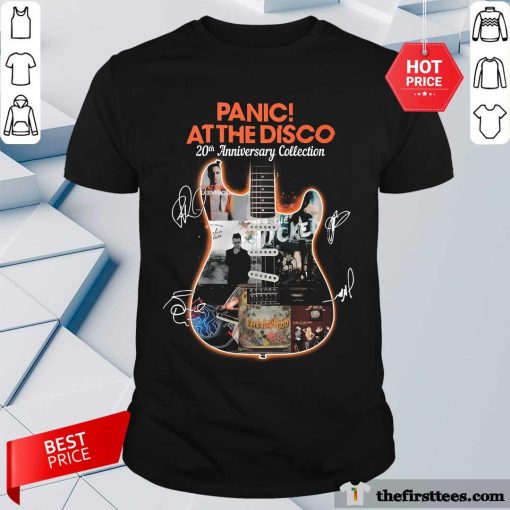 Good Panic At The Disco 20th Anniversary Collection Signatures T-Shirt