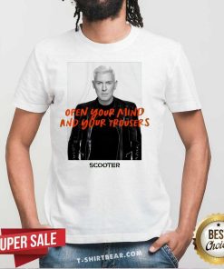 Good Scooter Open Your Mind And Your Trousers Photo T-Shirt