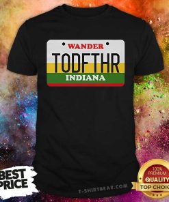 Good Stranger Things TODFTHR License Plate Nerd T-Shirt