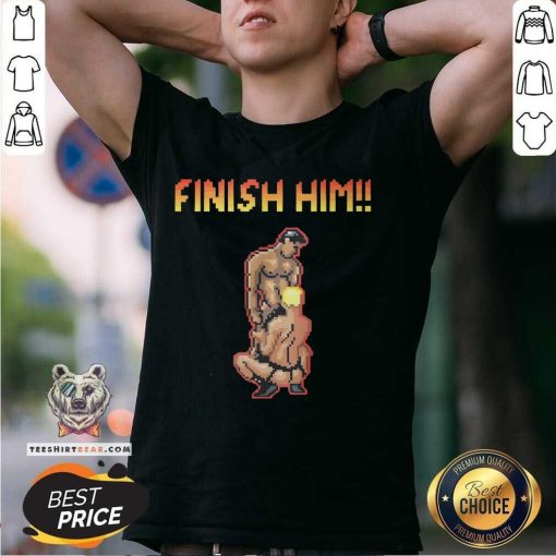 Great LGBTQ Finish Him T-Shirt