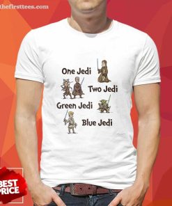 Great One Two Green Blue Jedi T-Shirt