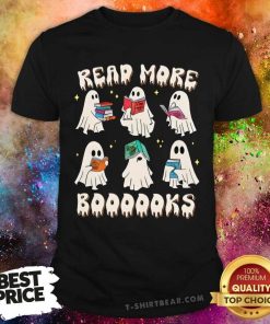 Great Read More Boooks Halloween Ghost T-Shirt