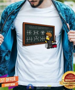 Great The Simpsons Good Janitor T-Shirt