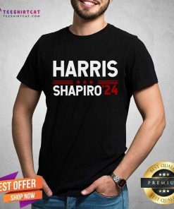 Happy Harris Shapiro 2024 President Election Vintage T-Shirt