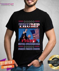 Happy President Donald Trump Rally Shooting USA Trump 2024 T-Shirt