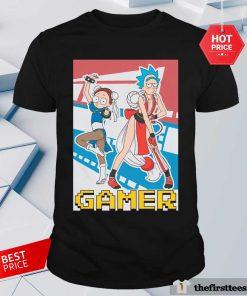 Happy Rick And Morty Interdimensional Adventure Gamer T-Shirt