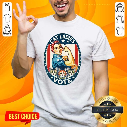 Hot Cat Ladies Vote T-Shirt