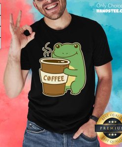 Hot Cute Frog Coffee T-Shirt
