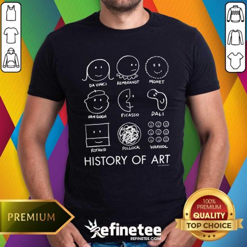 Hot Cute History Of Art T-Shirt