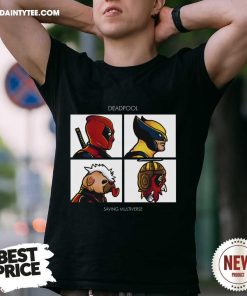 Hot Deadpool And Wolverine Saving The Multiverse T-Shirt