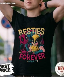 Hot Deadpool x Wolverine Resties Forever Literally T-Shirt