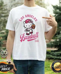 Hot Hello Kitty Dodgers Baseball 1890 T-Shirt