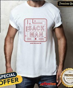 Hot James Williams Sack Man Map T-Shirt