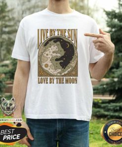 Hot Live By The Sun Love By The Moon Cats T-Shirt