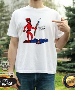 Hot Marvel Official There’s A New In Town T-Shirt
