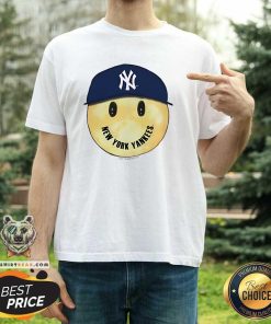 Hot New York Yankees Smiley Baseball T-Shirt