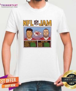 Hot NFL Jam Chiefs Mahomes And Kelce T-Shirt