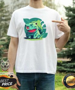 Hot Pokemon Bulbasaur Grass Starter Paint T-Shirt