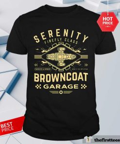 Hot Serenity Firefly Class Browncoat Garage T-Shirt