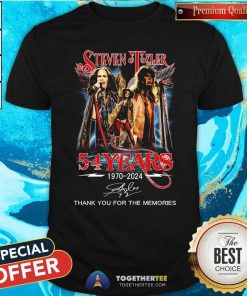 Hot Steven Tyler 54 Years 1970-2024 For The Memories T-Shirt