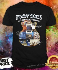 Hot The Moody Blues 60th Anniversary Collection Signatures T-Shirt